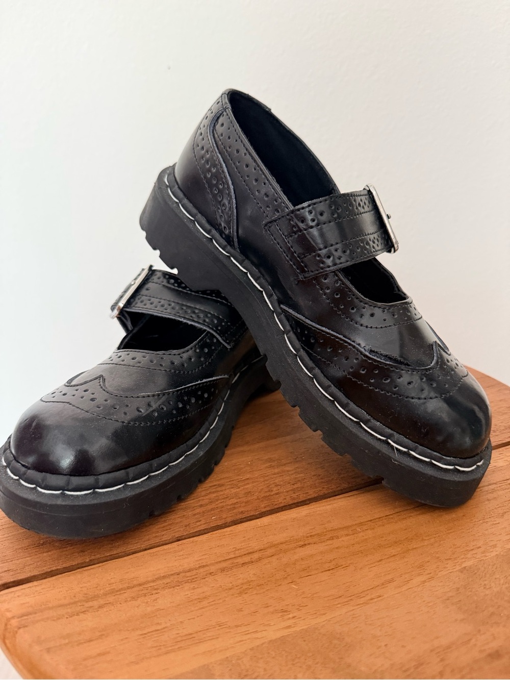 T.U.K. Brogue Mary Janes